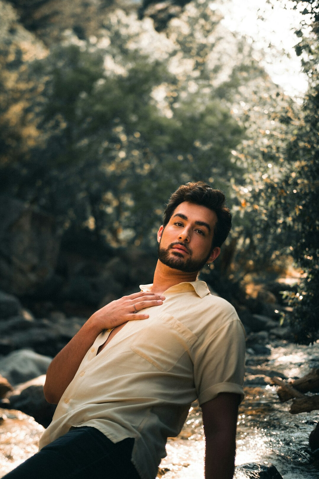 Portrait of a man in a shirt